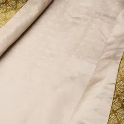 SOJANYA Men Off White Solid Kurta Set With Printed Jacket image 2