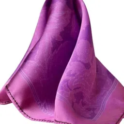 Char Chaand Amethyst Garden Men, Wedding Handkerchief for Suits, Blazers ["Purple"] Handkerchief-image-1