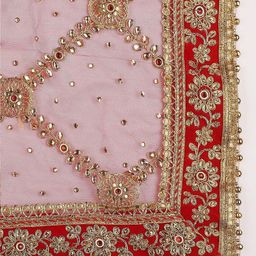 Dupatta Bazaar  Ethnic Motifs Embroidered Dupatta with Zardozi image 5