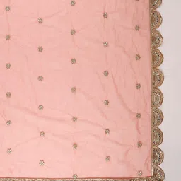 Dupatta Bazaar Ethnic Motifs Embroidered Dupatta with Zari image 4