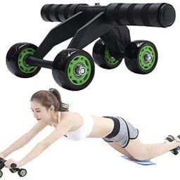 Automatic Rebound Design 4 Wheel Ab Roller - Workout Fitness Exercise Equipment Ab Exerciser-image-93