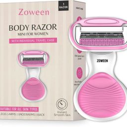 Body Razor for Women's Hair Removal | with Aloe Vera & Vit E| With Travel Case, Women-picture-26