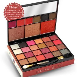 BEAUTY Swiss Edition Professional Makeup Kit For Girls ( Eyeshadow, Blusher, Highlighter, Concealer, Lipstick, Eyebrow Powder) All in One Combo Make up Palette-22