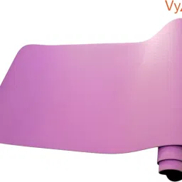 TPE Yoga Mat + Strap |Superior grip| Anti Skid | TPE material Pink, Green 6 mm Yoga Mat-image-50