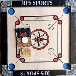 Present High Quality 20 inch Carrom Board |Wood Coins| Powder 50 cm Carrom Board-image-44