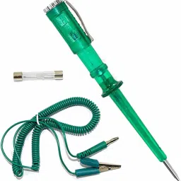 DC 6V 12V 24V Copper Test Pen Detector Probe Light System Probe Lamp Diagnostic Repair Analog Voltage Tester-10