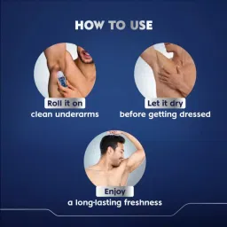 nivea Fresh Active Roll-On (25ml Each) - Long-Lasting Odor Protection for All-Day Deodorant Roll-on-For Men image 3