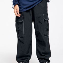 LULU & SKY Boys High-Rise Cargos Trousers-image-129