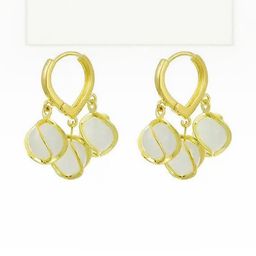 ONUYX Gold-Plated Opal Hoop Earrings-17