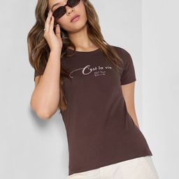 Honey by Pantaloons Women Typography Printed T-shirt-picture-37