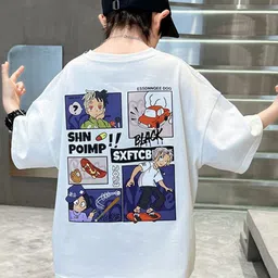 LULU & SKY Boys Printed Pure Cotton Applique T-shirt-picture-4