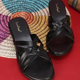 Luvfeet Women Comfortable Slip on Casual Wedge Sandals-image-37