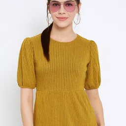 sollobell Puff Sleeve Chiffon Regular Top-picture-37