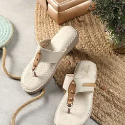Liberty Women Textured Open ToeFlats-image-59
