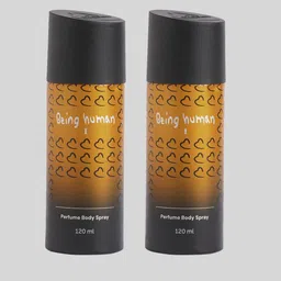 Being Human Set Of 2 Long Lasting Perfumed Body Spray 1 - 120 ml Each-36