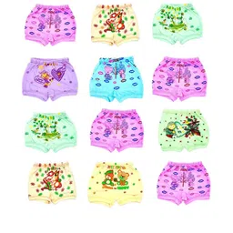 VastraMilap Kids Pack Of 12 Cotton Basic Briefs-image-54