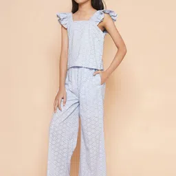 JAKANARY Girls Top With Palazzos-image-3