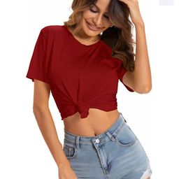 Diving Deep Women Dri-Blend Pack Of 2 Solid T-shirts-image-94