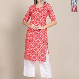 Anouk Rustic Women Pack of 3 Ethnic Motifs Printed Kurta-image-59