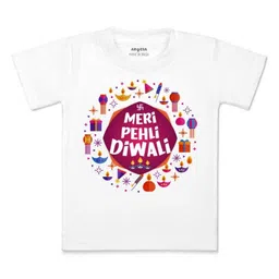 Arvesa Kids Typography Printed Applique T-shirt-picture-37