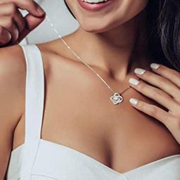 Rakva Women White Necklace and Chains-image-72