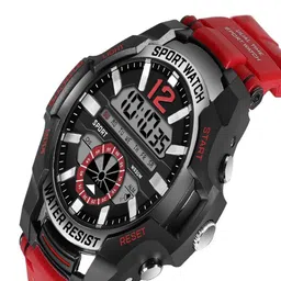 Hala Men Solid Round Tang Regular Analogue and Digital Watch-1030 image 2