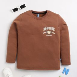 Here&Now X Game Begins Boys Back Printed Sweatshirt with Brushed Fleece Lining-picture-25