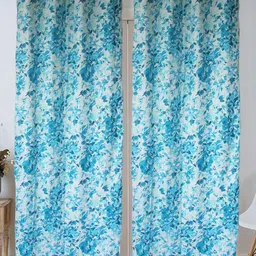 Dekor World Multicoloured Set of 2 Floral Window Curtain-17