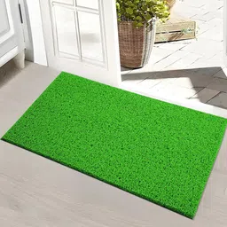 Kuber Industries Green Water Absorbing Door Mat-16