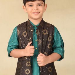 Fabindia Printed Nehru Jacket-picture-48