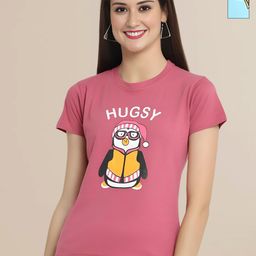 Mast & Harbour Women Pack Of 2 Graphic Printed Cotton T-shirt-image-74