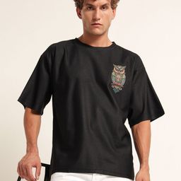 THE BEETEL HOUSE Men Printed Drop-Shoulder Sleeves Pockets T-shirt-picture-27