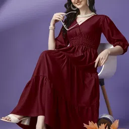 Jash Creation Women Polyester Fit and Flare Dresses-picture-21