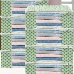 AMAK INC Green Fabric Multi-Utility Wardrobe Organisers-picture-35