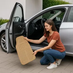 mahalraj Rubber Standard Mat For Universal For Car image 2