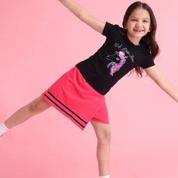 U.S. Polo Assn. Kids Girls Sequin Embroidered Pure Cotton T-shirt-19