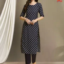 Moda Rapido Women Ethnic Motifs Printed Regular Kurta with Trousers-image-39