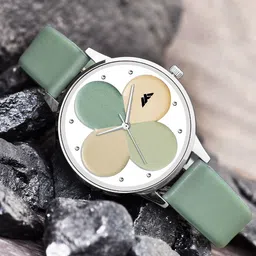 DOUBLERUN Women Dial & Leather Textured Straps Analogue Multi Function Watch H05NMT-553-image-10