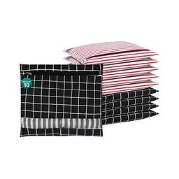 Aura Black Set of 6 Regular Drawer Organiser Organisers-18