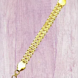 Dynamic Retail Global Men Gold-Plated Link Bracelet-image-60