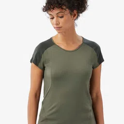 FORCLAZ By DecathlonWomens Merino Wool Short-Sleeved T-shirt, Merino Resist-11