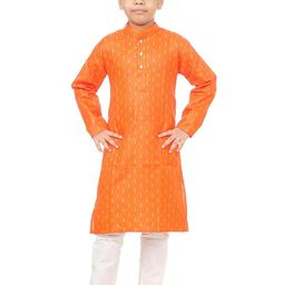 VISHESTA Multicoloured Cotton Blend Kurta & Pyjamas-image-95