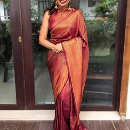 Visit Wear Woven Design Pure Silk Banarasi Saree-picture-17