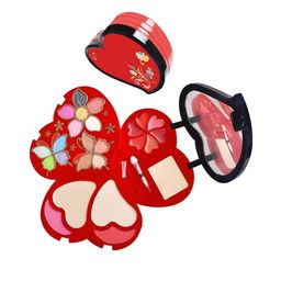 VBA Makeup Kit With Eyeshadow, Blusher, Makeup Powder, Lipstick, Mirror & Puff - 250g-29