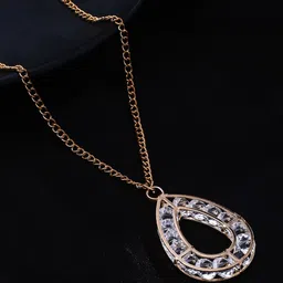 NVR Girls Brass Gold-Plated Necklace-image-54