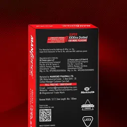 Manforce Men Set Of 3 Strawberry Flavored Condoms - 10 Each image 2