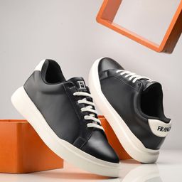 Franco Leone Men Leather Lace-Ups Sneakers-image-87