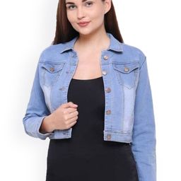 KASHIAN Women Denim Jacket with Patchwork-picture-44
