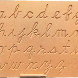 Small Alphabet Learning Slate Cursive Handwriting Pratice Board Tracing Tablet-16