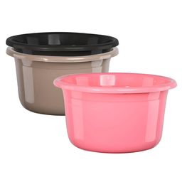 Aura Pink & Black 3 Pieces Bath Accessories Set-image-56
